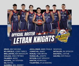 letran knights roster.